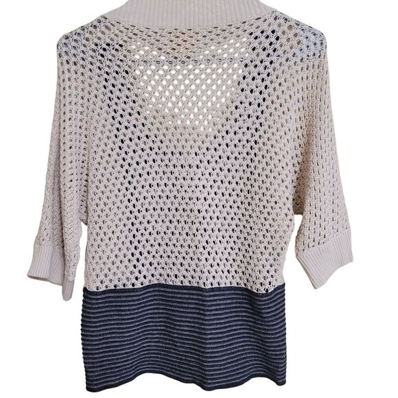 Lia Molly Anthropologie  Womens Open Knit‎ Striped Cardigan S Boho Cottagecore - Picture 3 of 10